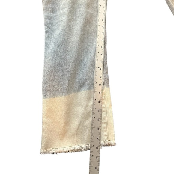 GB Juniors Jeans size 13 high rise crop boot cut bleach design - Picture 9 of 12